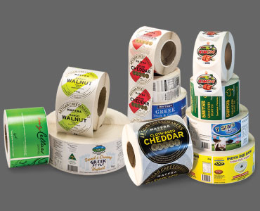 Full Colour Labels on Rolls Labels on rolls printed full colour with various designs