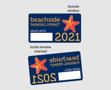 Window Decals Window decals which are printed reverse so they can be read through glass